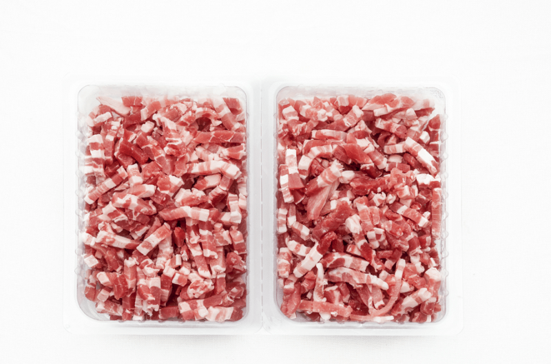 Lardons supérieurs salés