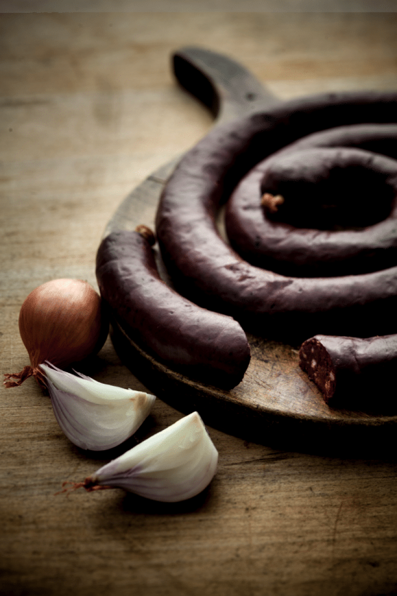Boudin noir à l’ancienne aux pommes