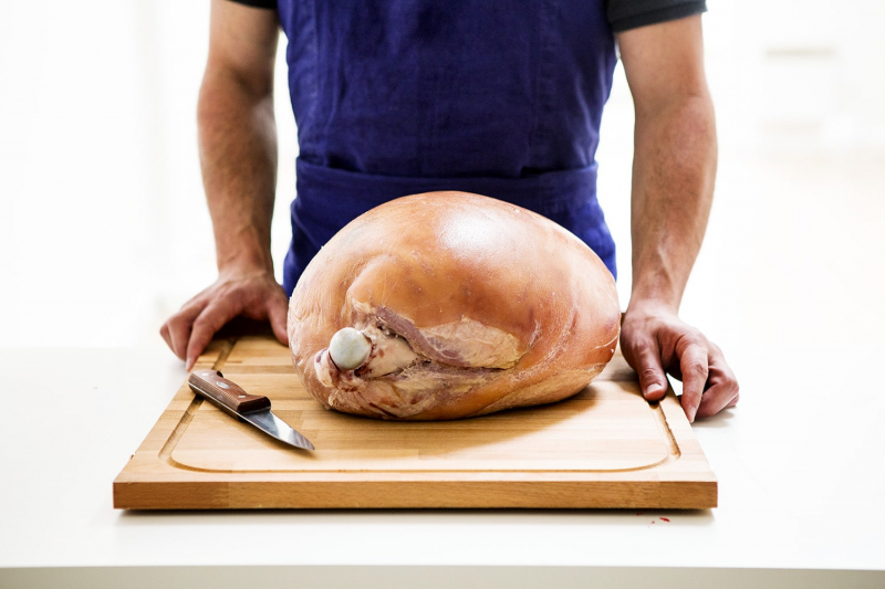 Jambon cuit supérieur, os dégougé