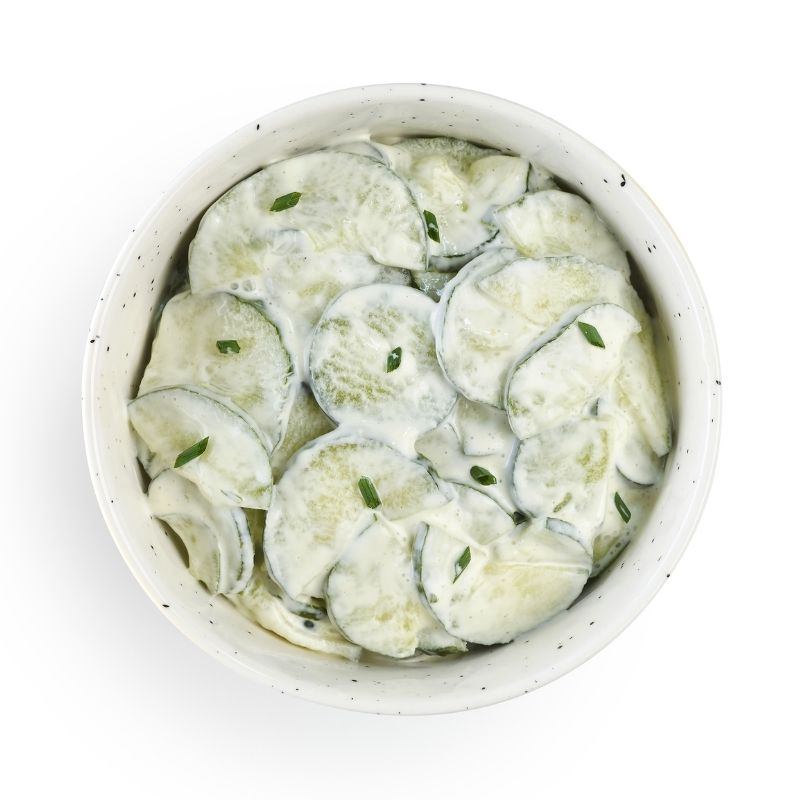 Concombres à la crème