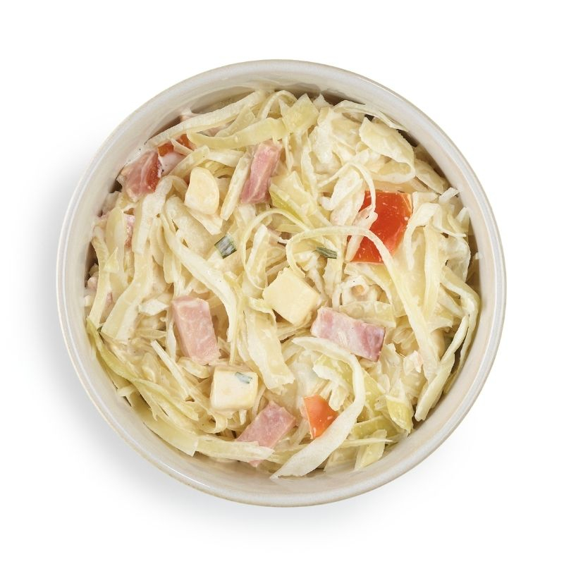 Salade trio de chou, jambon, comté AOP