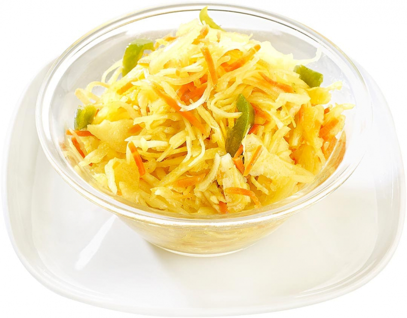 Salade de choux au curry