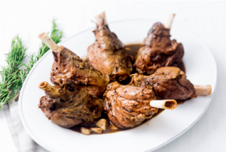 souris d’agneau 7h, gousses d’ail fondantes