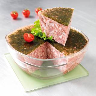 Pâté de tête persillé avec langue