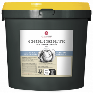 Choucroute de la mer cuisinée aux algues et à l’huile de tournesol
