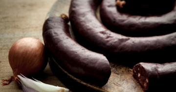 Boudin noir à l’ancienne aux oignons