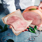 Jambon cuit supérieur, au bouillon de légumes frais