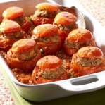 Tomates farcies artisanales (avec riz)