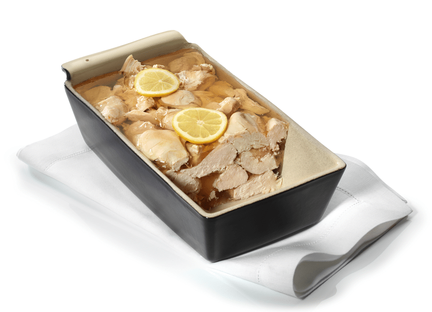 Terrine de poulet au citron - Grossiste en charcuterie : Les Artcutiers