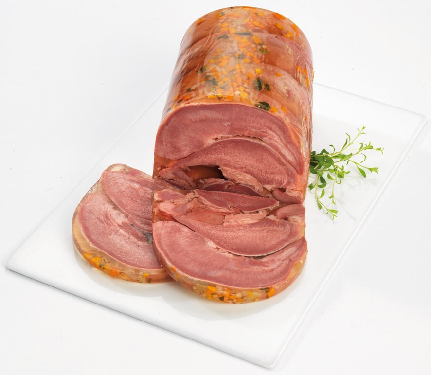 Langue de porc en gelée Grossiste en charcuterie Les Artcutiers